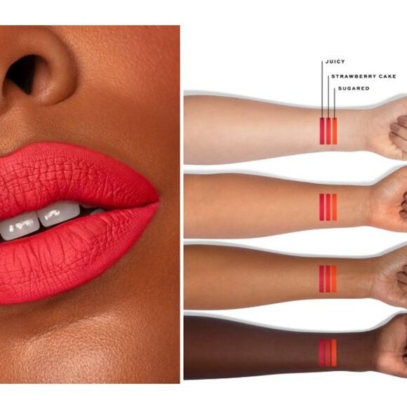 💋3/$15💋Jaclyn Cosmetics Poutspoken Lipliner Strawberry Shortcake NIB - Picture 4 of 5